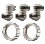 Металлическая головоломка 2 Цилиндра с трещинами сверху, 5 ур.